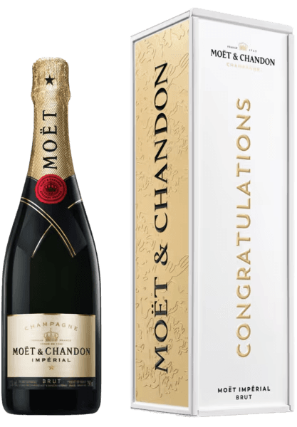 Watson's Wine: Moet & Chandon Imperial Brut "Congratulations" Gift Box HKD $350